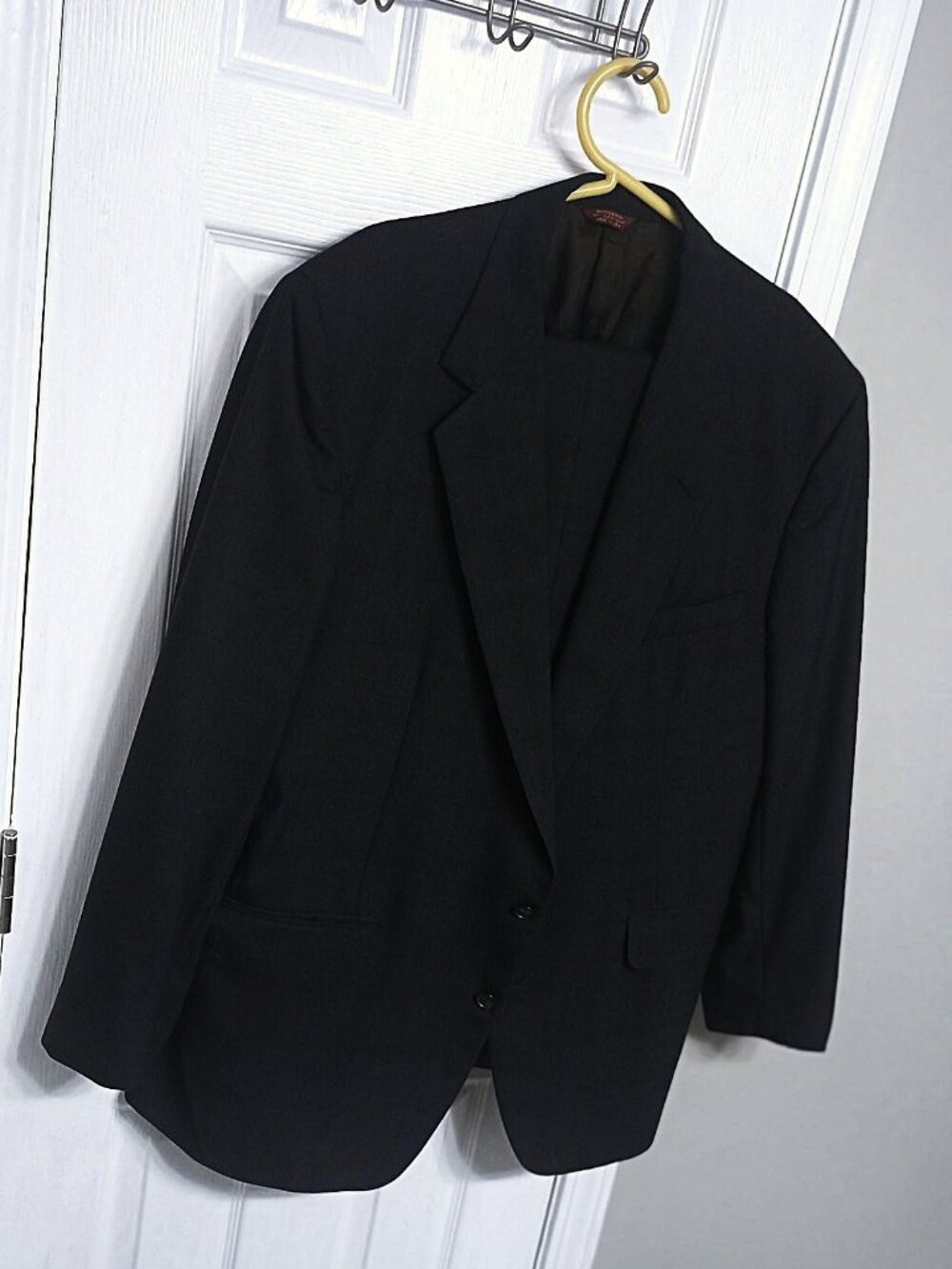 Corbin LTD Men Dark Bluish Gray 2 Piece Suit 48L